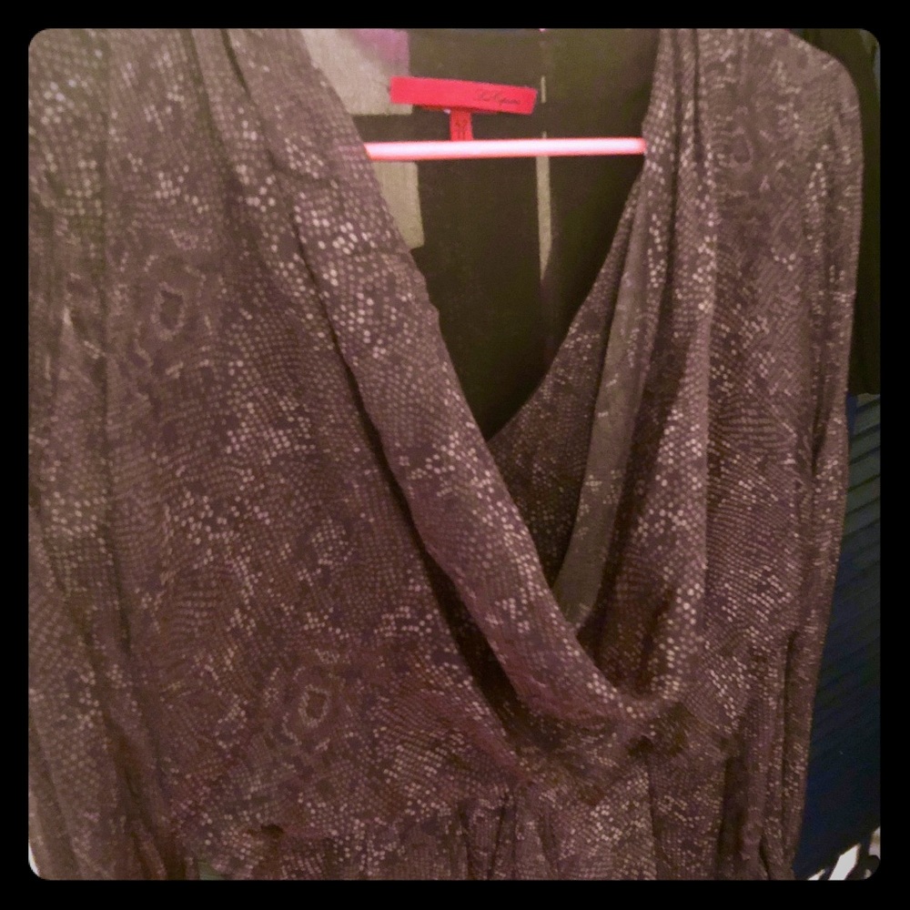 Les Copains gorgeous silk and crepe dress